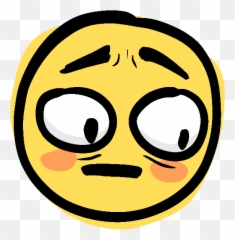 Emoji Emojisticker Flushed Emoji - Happy,Flushed Emoji Png