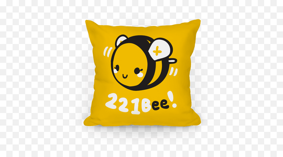 221 Bee Pillow Pillows Lookhuman - Jesus And My Pillow Emoji,Bees Emoticon