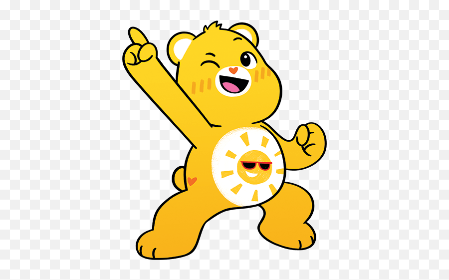 Funshine Bear Care Bear Wiki Fandom - Care Bears Funshine Bear Emoji,I Show No Emotion Nobody Cares