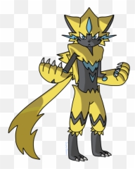 Zeraora - Fictional Character Emoji,Eevee Think Emoji