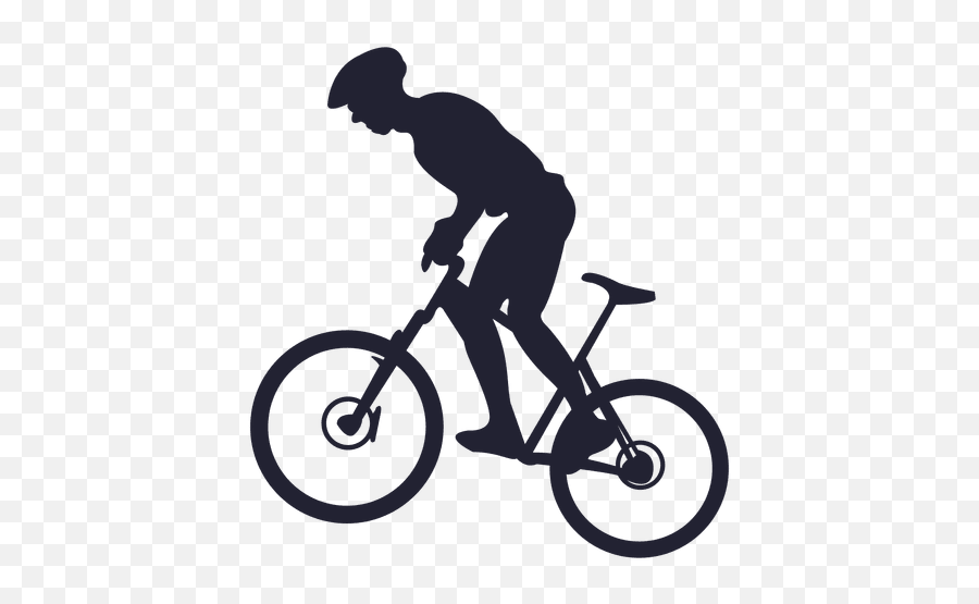 Riding Mountain Bike - Mountain Bike Vector Png Emoji,Biking Emoji