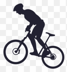 Riding Mountain Bike - Mountain Bike Vector Png Emoji,Biking Emoji