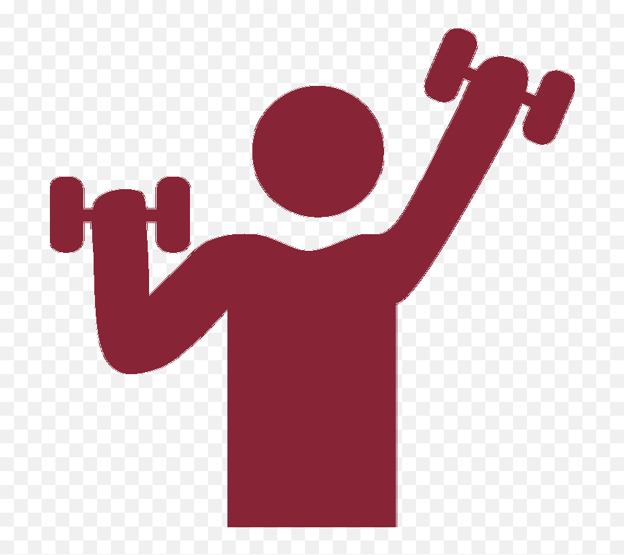 Figure Lifting Hand Weights Icon - Workout Clipart Emoji,Weight In Hand Emoji