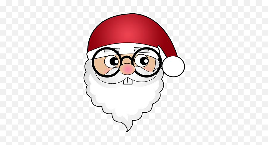 Hi Santa Claus Stickers By Luis Maldonado - Santa Claus Emoji,Santa Animated Emoticon