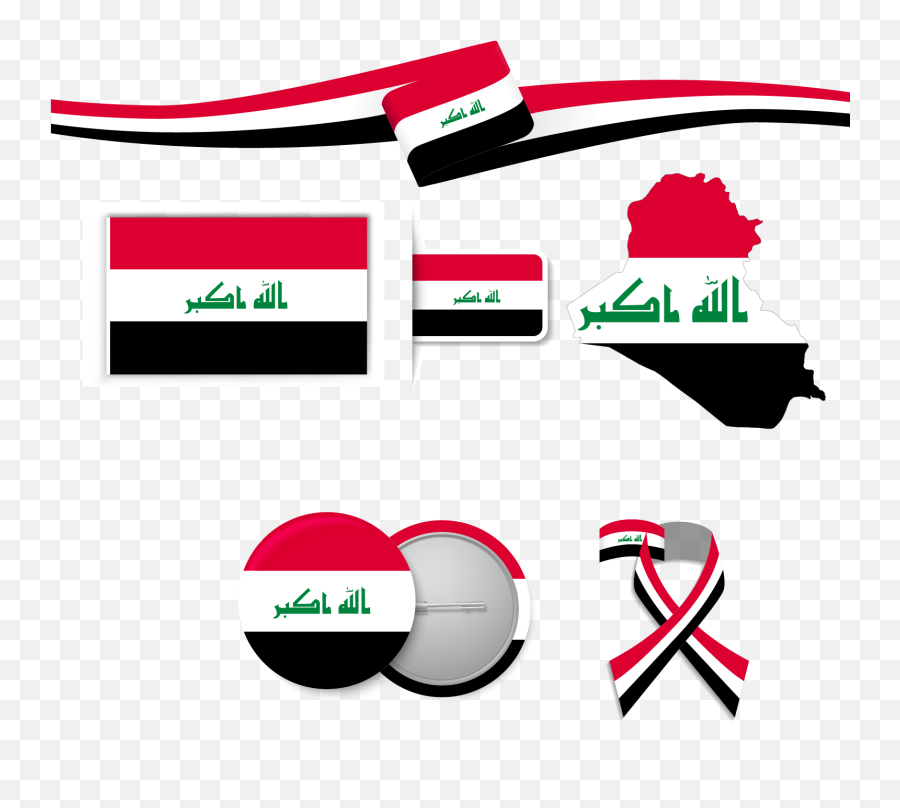 Graphic Free Library Flag Of Iraq Flag Of Iraq Flag Clipart - Transparent Iraq Flag Png Emoji,Syria Flag Emoji