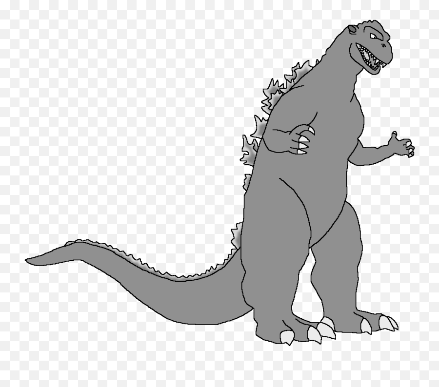 Godzilla - Godzilla 1954 Clipart Emoji,Godzilla Emotions