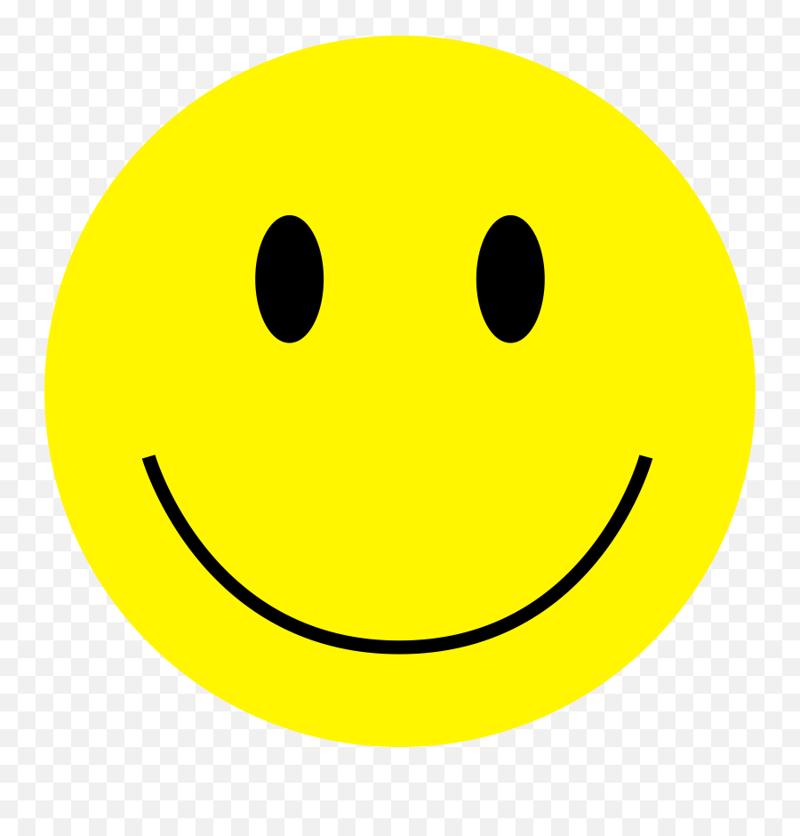 Smiley Face Sticker - No Caption 38mm Happy Emoji,Emoticon Stickers