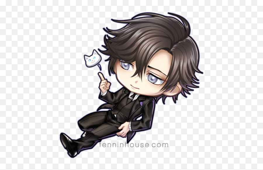 Fanart - Mystic Messenger Jumin Chibi Emoji,Mystic Messenger Yoosung Emoji