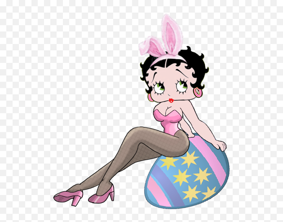 Pin - Betty Boop Coloring Page Hawaii Emoji,Emoticon Kiss Easter Basket
