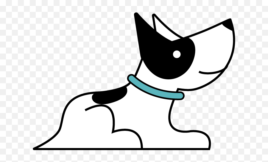 Dog Lying Down Cartoon Clipart - Dog Laying Down Clipart Emoji,Lying Down Emoji