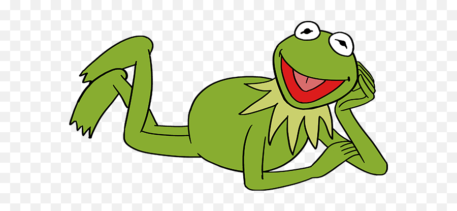 How To Draw Kermit The Frog - Step By Step Kermit Drawing Kermit The Frog Drawing Emoji,Easy Steps To Draw Emoji