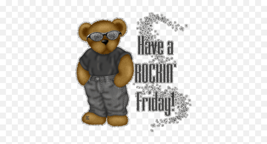 Friday Quotes Funny Friday Humor - Friday Teddy Bear Gif Emoji,Myspace Emotions