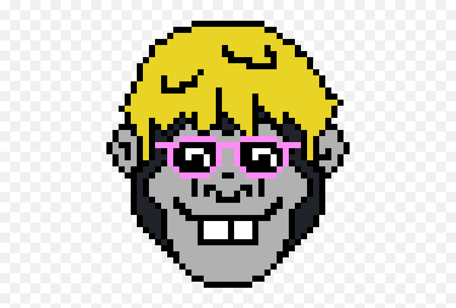 Non Fungible Apes - Superior Ape Emoji Spreadsheet Pixel Art,Unaware Emoticon