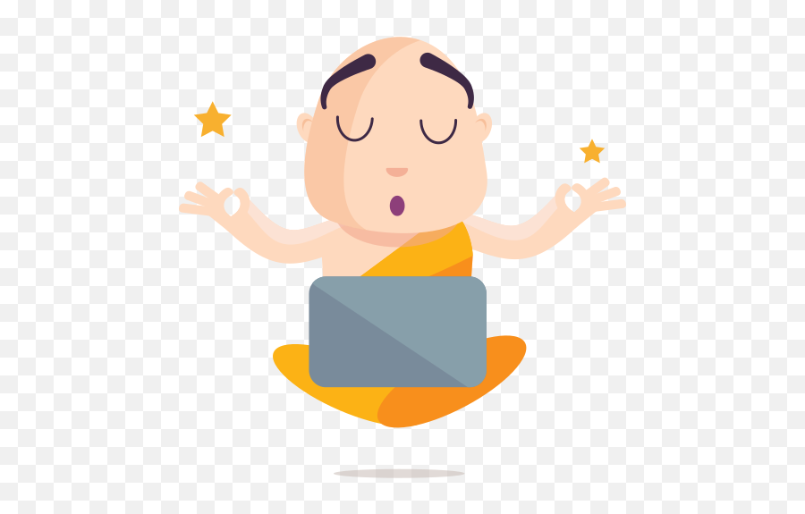 Meditation Stickers - Free Wellness Stickers Meditating Emoji,Dude Emoticon Meditating
