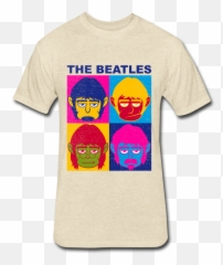 Fitted Cottonpoly T - Shirt By Next Level The Beatles Beatles T Shirt T2 Design Emoji,Emoticon Beatles