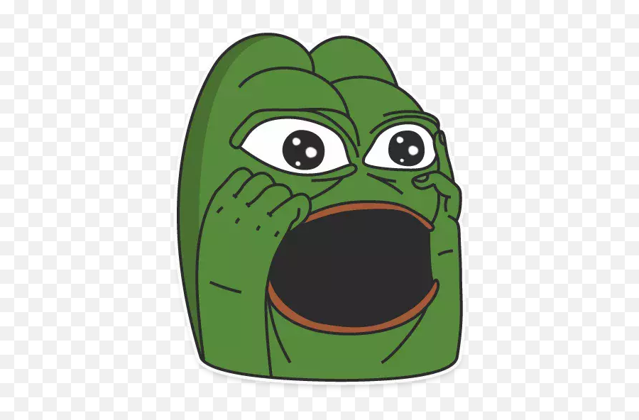 Sapo Pepe 1 - Stickers For Whatsapp Png Pepe The Frog Wow Emoji,Pepe Hand Emojis