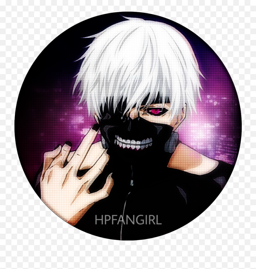 Tokyoghoul Profile Picture Ken Sticker By Devi Queen - Tokyo Ghoul Profile Emoji,Emoji Purple Devi.