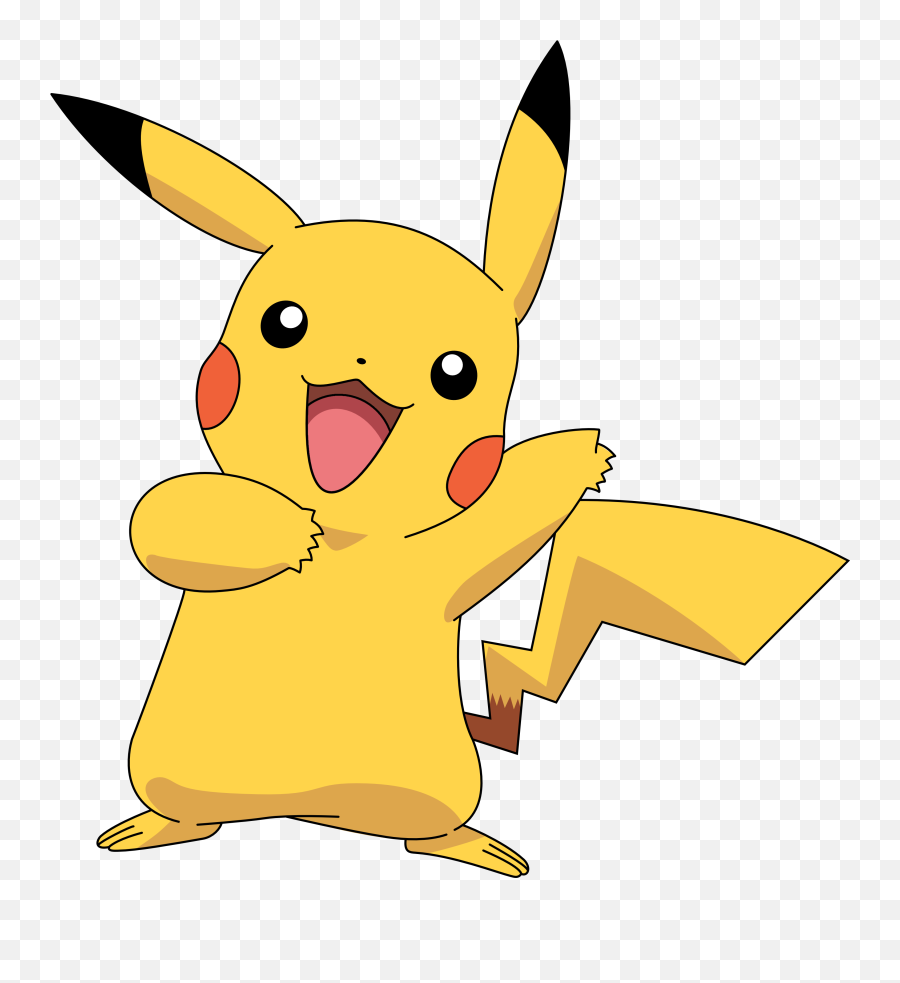 Pikachu Clipart Big Pikachu Big - Pokemon Png Emoji,Pikachu Emoji