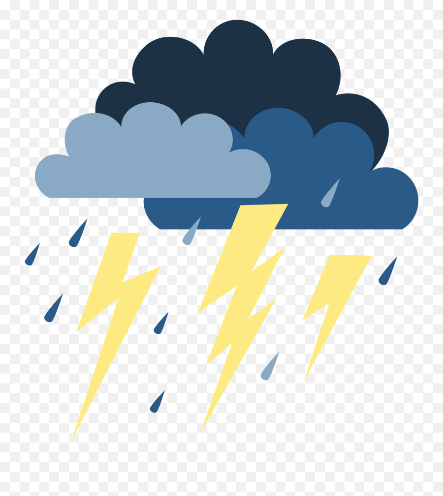 Lightning Clipart Free Download Transparent Png Creazilla - Lightning Clipart Emoji,Stormcloud Emoticon