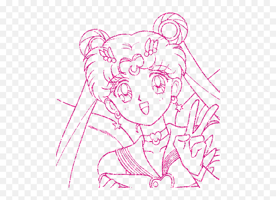 Glitter Gif Picgifs Sailor Moon 071610 - Gif Sailor Moon Transparent Emoji,Sailormoon Emoticons