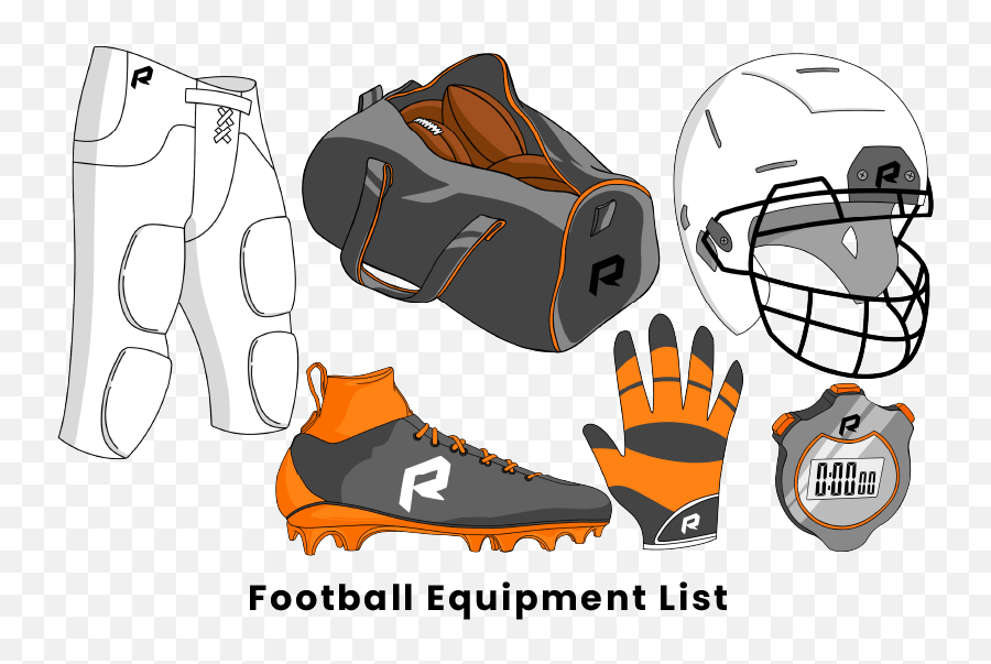 Football Equipment List - Football Equipment List Emoji,Adidas Emoji Receiver Gloves