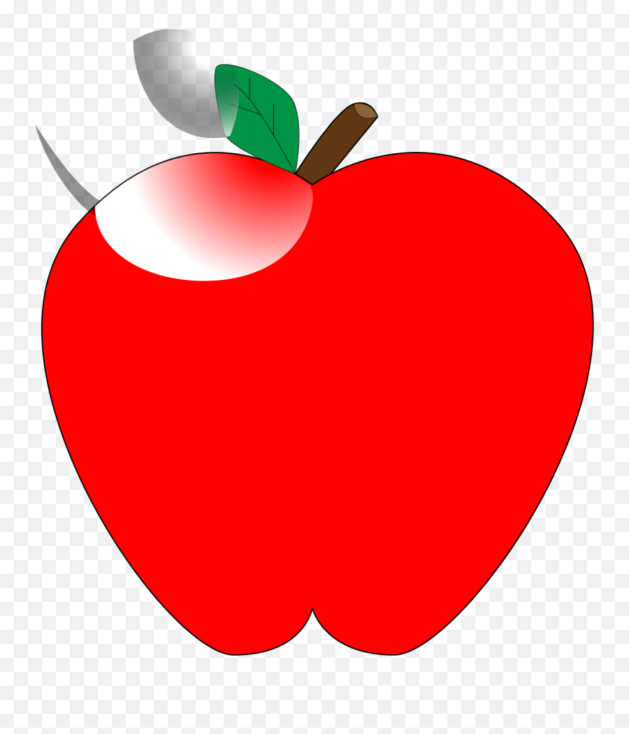 Cartoon Apple Svg Vector Cartoon Apple - Clipart Girl Apple Emoji,Aple New Emojis