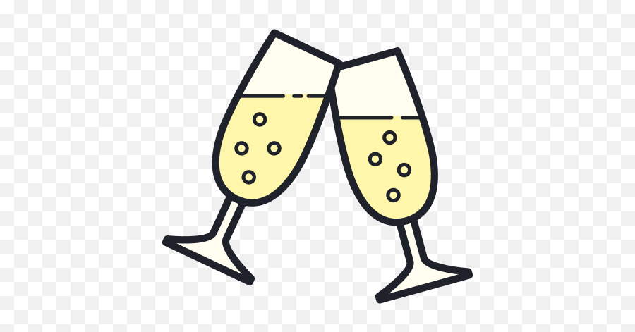 The Toast Free Icon Of Merry Holidays - Brindisi Icon Emoji,Drinking A Toast Emoticon