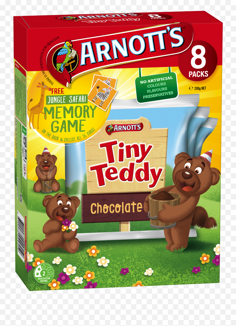 Chocolate Teddy Bear Arnottu0027s Arnottu0027s - Chocolate Tiny Teddies Emoji,Teddy Bear Emotion Wheel