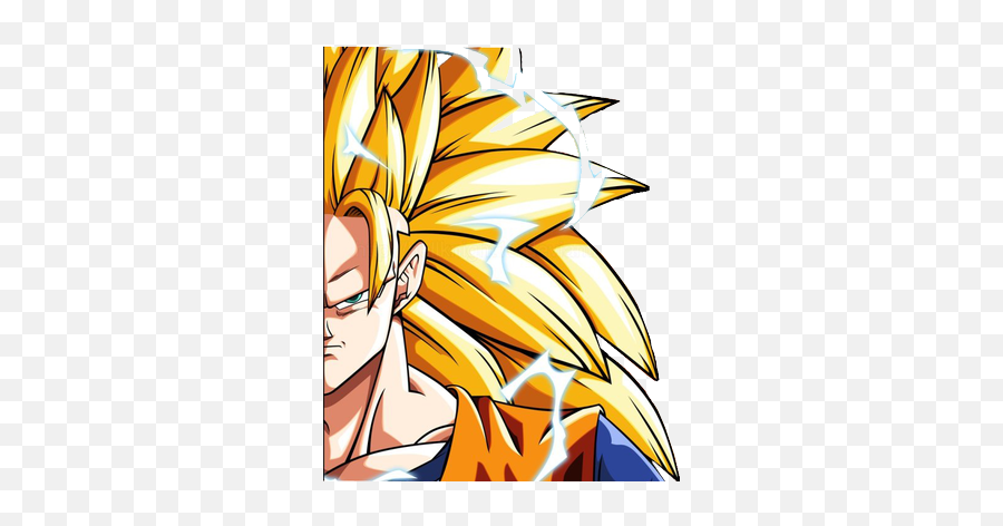 Dragon Ball Z Super Saiyan Goku Face - Goku Super Sayajin 3 Face Png Emoji,Angry Emoticon Facebook Super Sayian