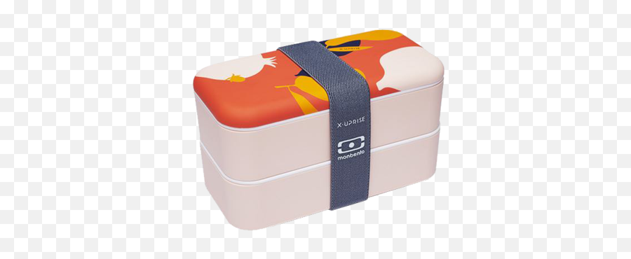 X - Uprise Double Layer Microwaveable Leakproof Lunch Box Emoji,Furball Emoji