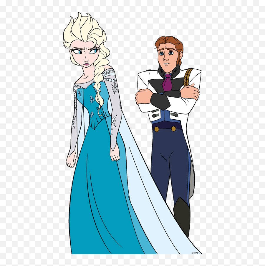 Hans E Elsa Da Frozen - Clip Art Library Emoji,Olaf Emoticon Frozen 2