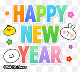 New Year Sticker Pack - Stickers Cloud Emoji,New Year Emojis For 2019