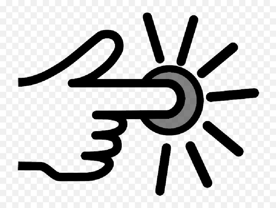 Sign Switch Hand Button Finger Press Icon - Hand Emoji,