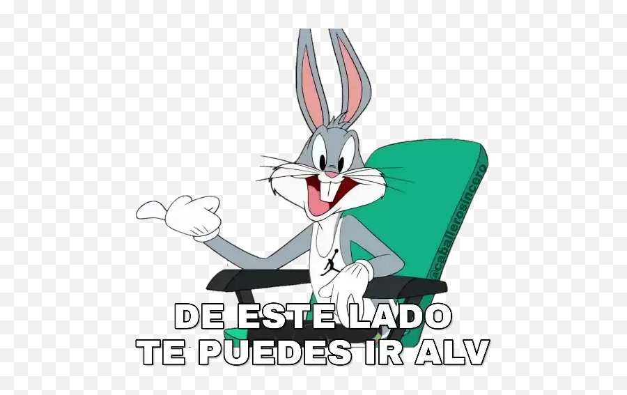 Bugs Bunny 2 Whatsapp Stickers - Stickers Cloud Stickers De Bugs Bunny For Whatsapp Emoji,Bugs Bunny Emoji