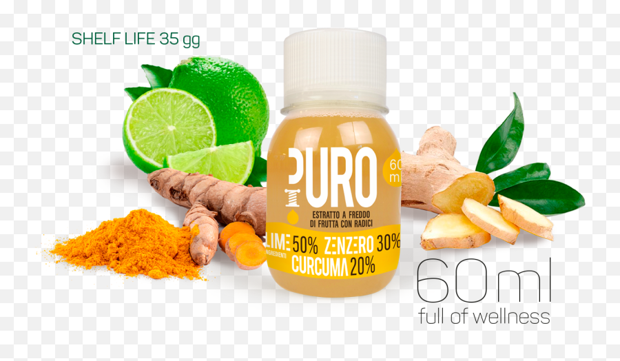 Puro Estratto 100 Naturale Lime Zenzero E Curcuma Mcgarlet Emoji,Ginger Emotions