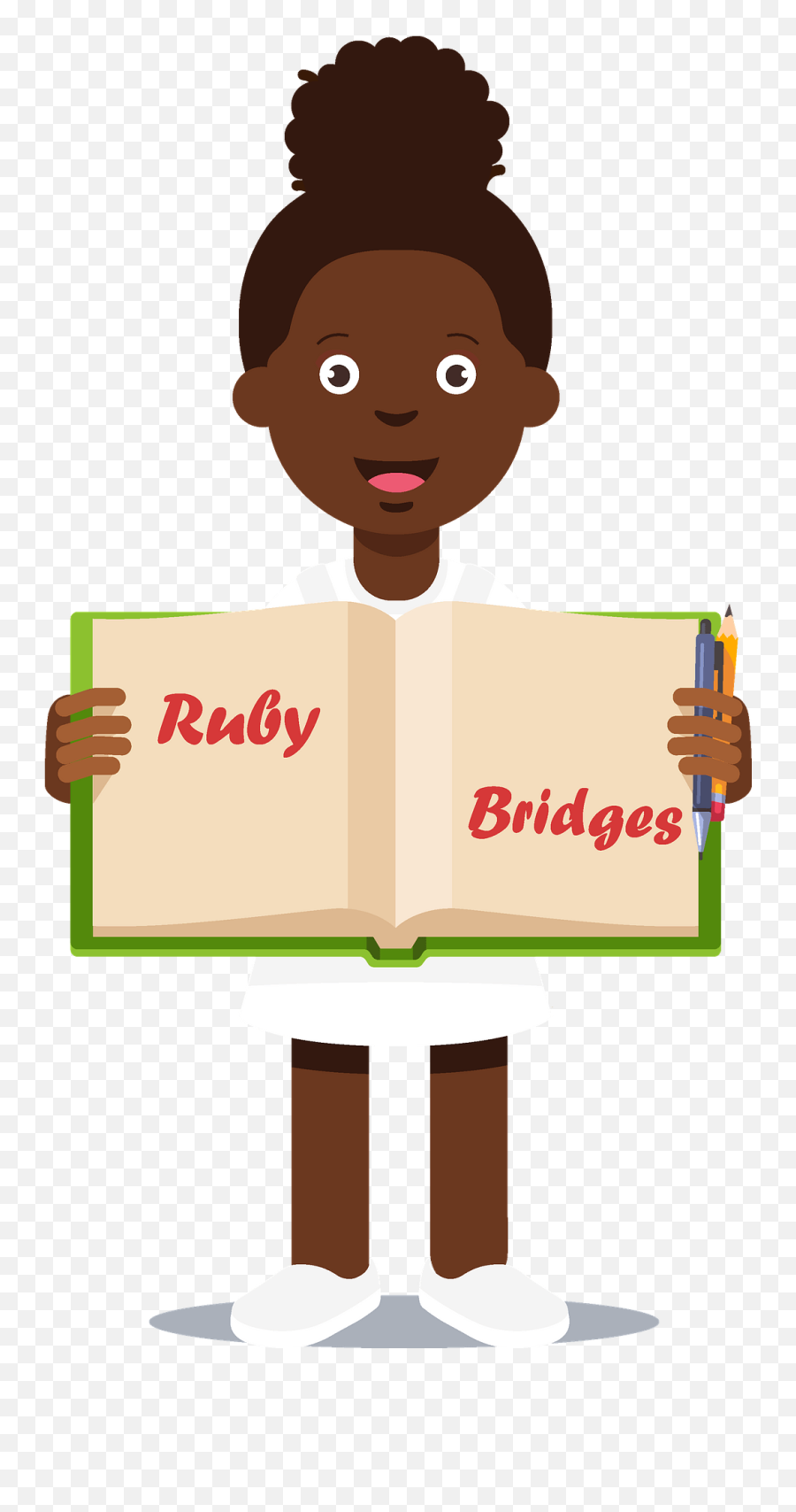 Black History Month - Ruby Bridges Clipart Free Download Emoji,Black History Emoji