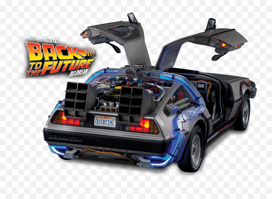 Sccar Car Sticker Stickers - Transparent Back To The Future Car Png Emoji,Delorean Emoji