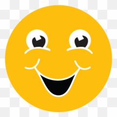 Smiley Face Clip Art - Clip Art Library Smiley Face Png No Backround Emoji,Excited Emoticon