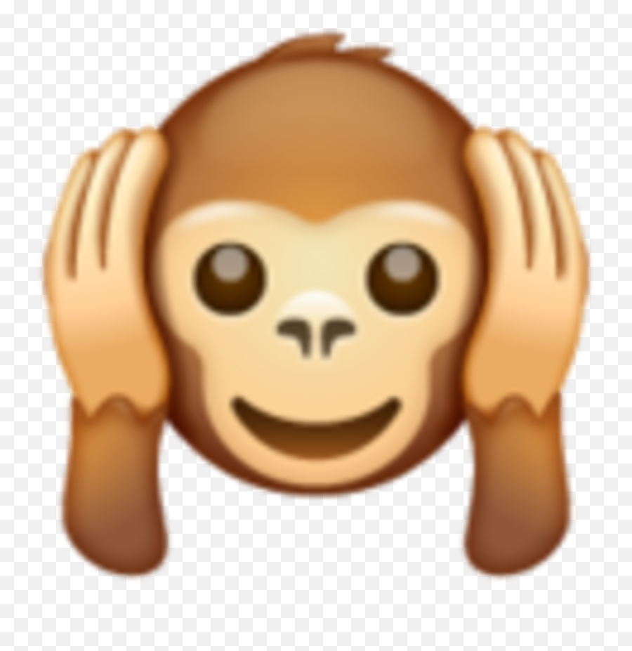 Significado De Los Emojis De Whatsapp - Emoji Mono Tapandose Los Oidos,Emoji Mono