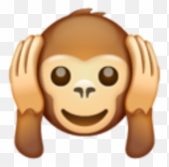 Significado De Los Emojis De Whatsapp - Emoji Mono Tapandose Los Oidos,Emoji Mono