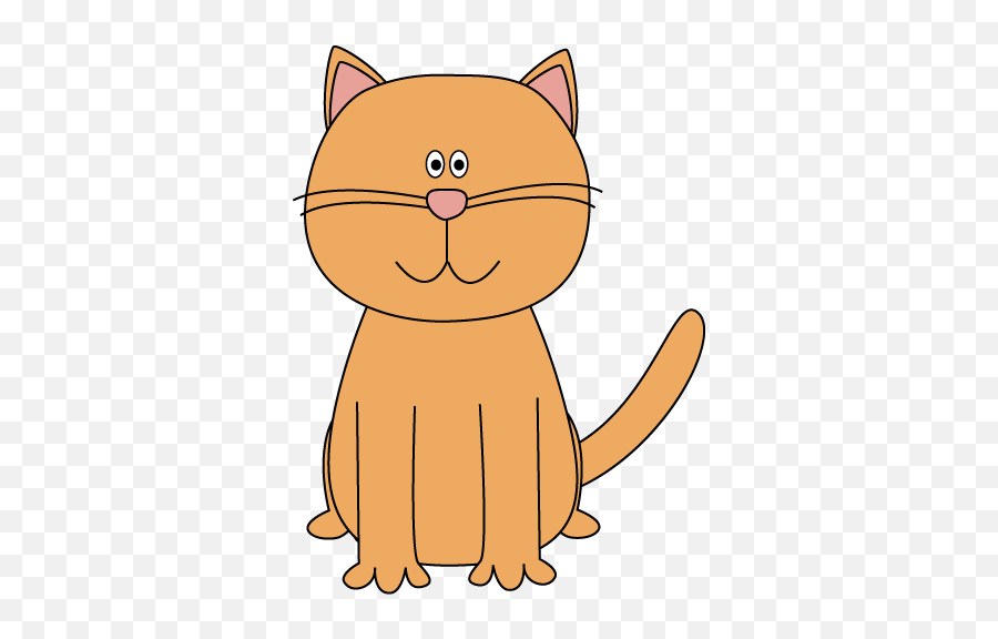 Cat Clipart Cute Cat Drawing - Tan Cat Clipart Emoji,Cute Cat Emoji