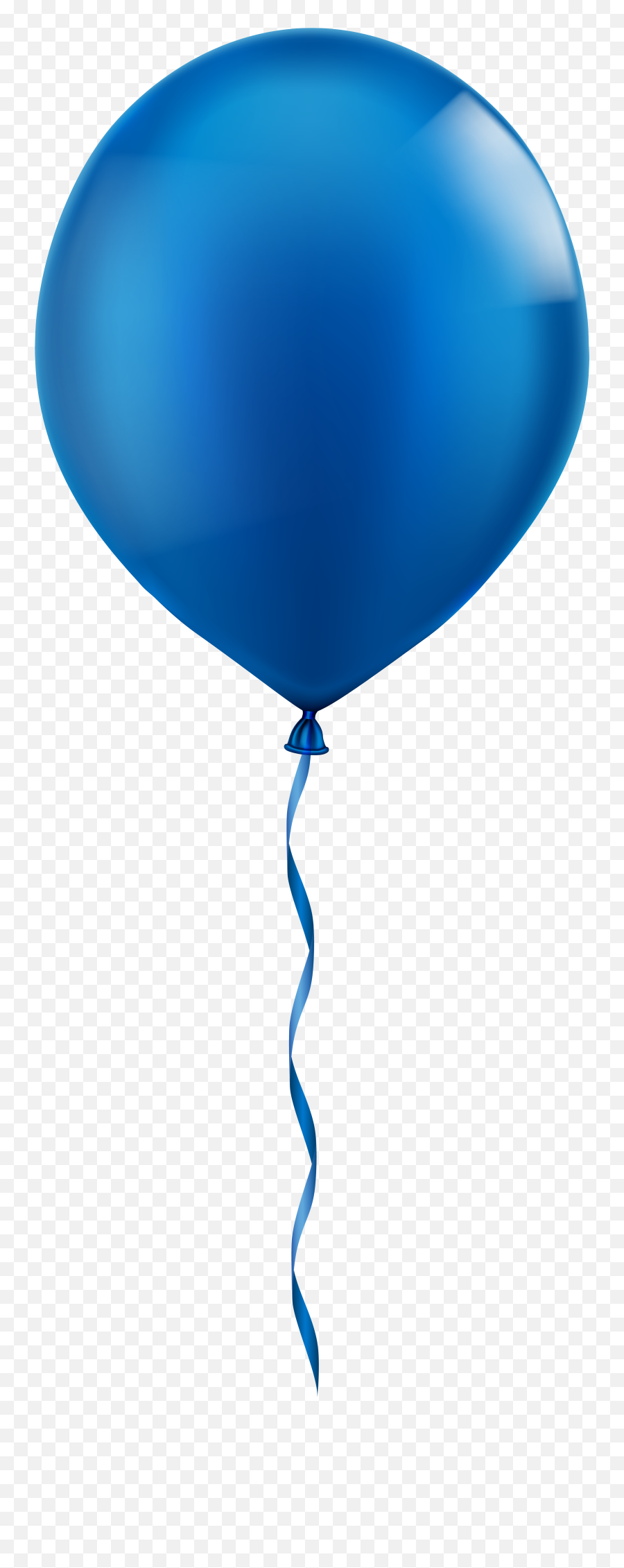Download Blue Balloon Png Png Image - Transparent Background Blue Balloon Clipart Emoji,Balloon Emoji
