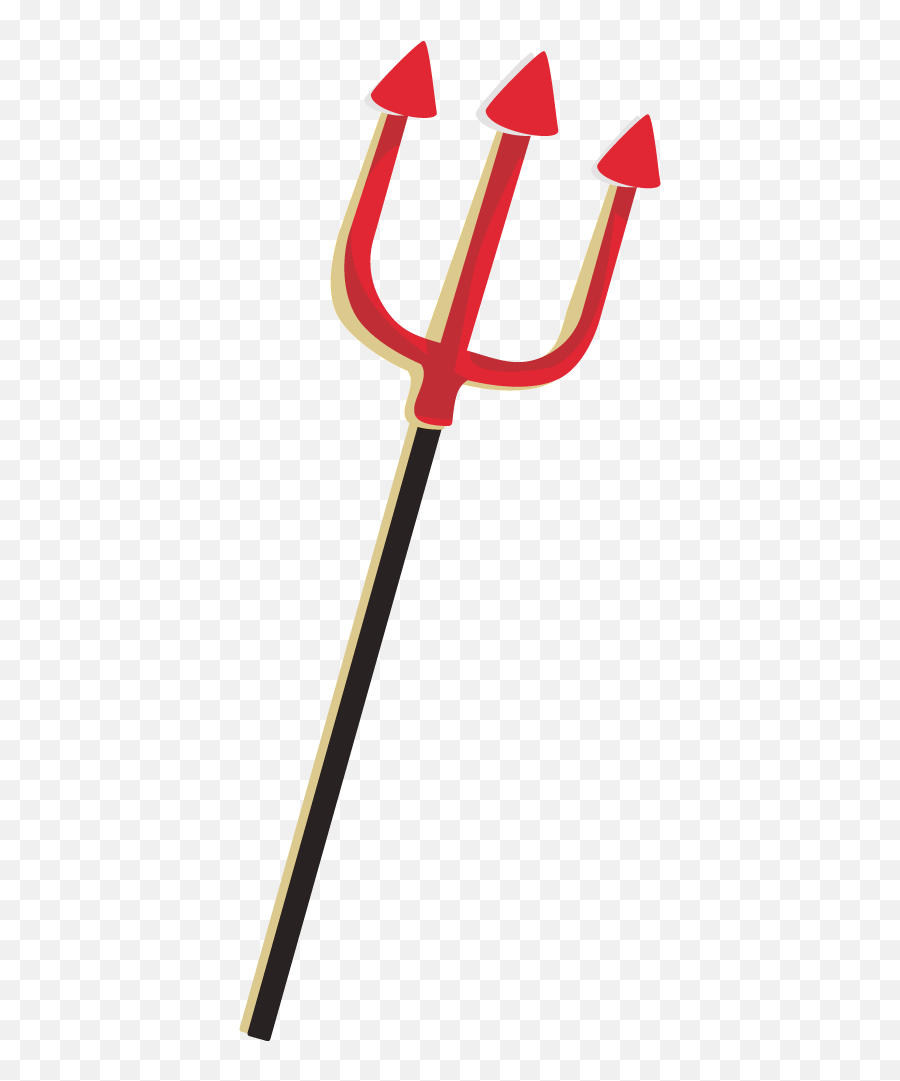 Devil Clipart Trident Devil Trident Transparent Free For - Devil Pitchfork Png Emoji,Pitchfork Emoji