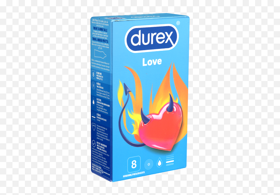 Durex Love 8 Kondome Für Nur 650 U20ac In Der Kondomotheke Aus Der Kondomotheke - Kondome Gleitgel Und Mehr Online Kaufen Durex Emoji,Durex Emojis