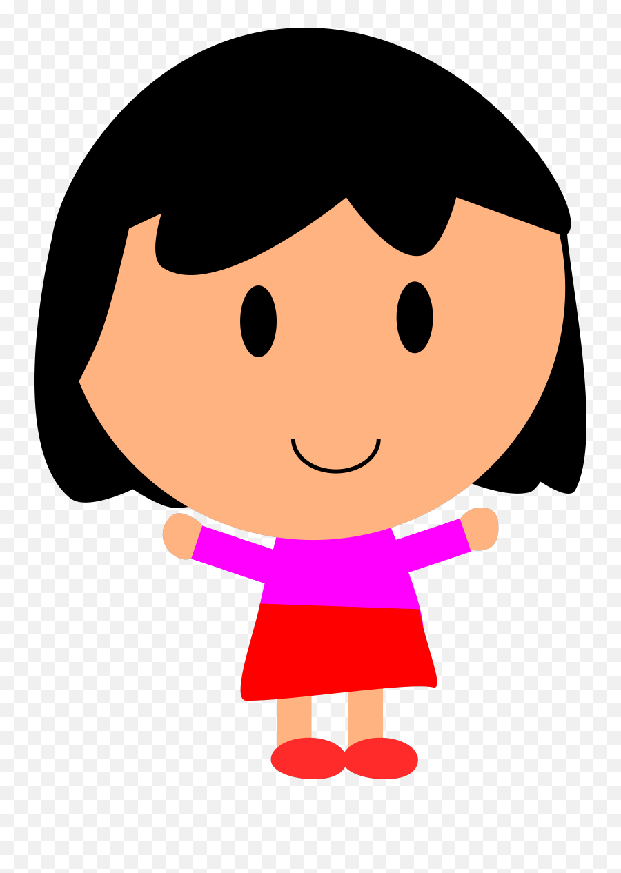 Pinkemotionhead Png Clipart - Royalty Free Svg Png Smiling Girl Cartoon Png Emoji,Emotion Cartoon