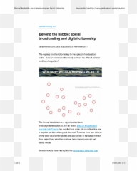 Pdf Beyond The Babble Social Broadcasting And Digital - Dot Emoji,Emotion Digital Frame