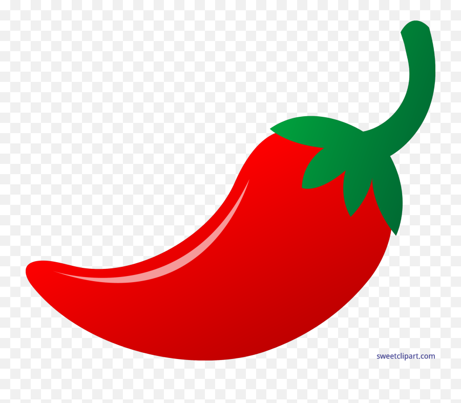 Red Chili Pepper Clip Art Sweet Png - Clip Art Chili Pepper Emoji,Chili Pepper Emoji