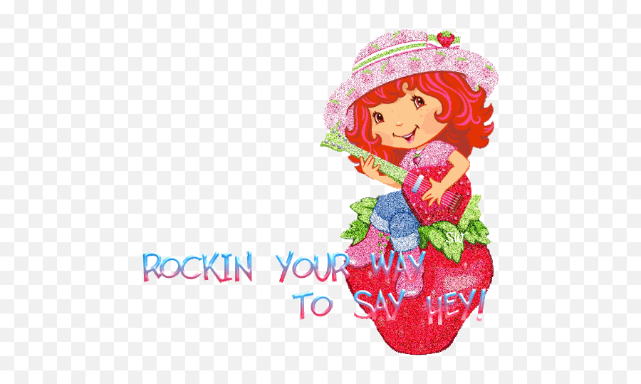 Top Strawberry Shortcake Theme Song - Strawberry Shortcake Transparent Background Gif Emoji,Strawberry Shortcake Emoticons