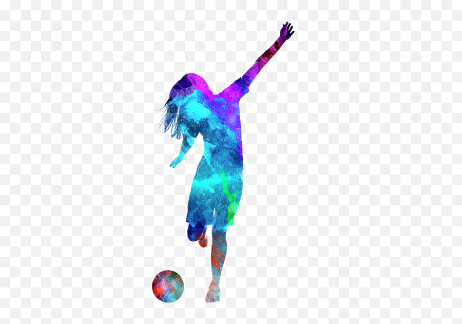 Woman Soccer Player 05 In Watercolor T - Female Soccer Player Transparent Emoji,Famous Soccer Player Emoticon