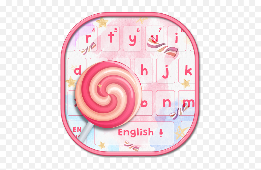 Honeyed Lollipop Keyboard Theme - Stick Candy Emoji,Lollipop Emoji Keyboard